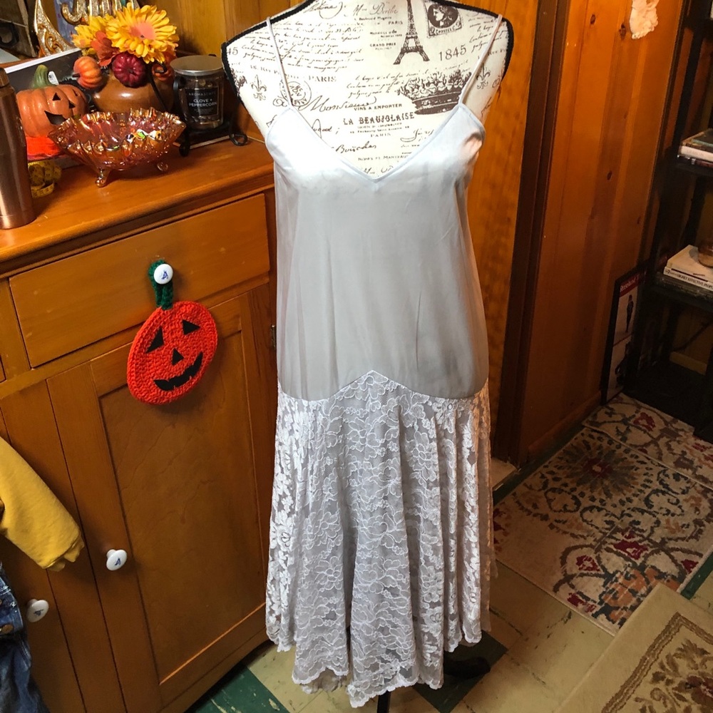 80’s does 20’s Flapper Nighty Slip